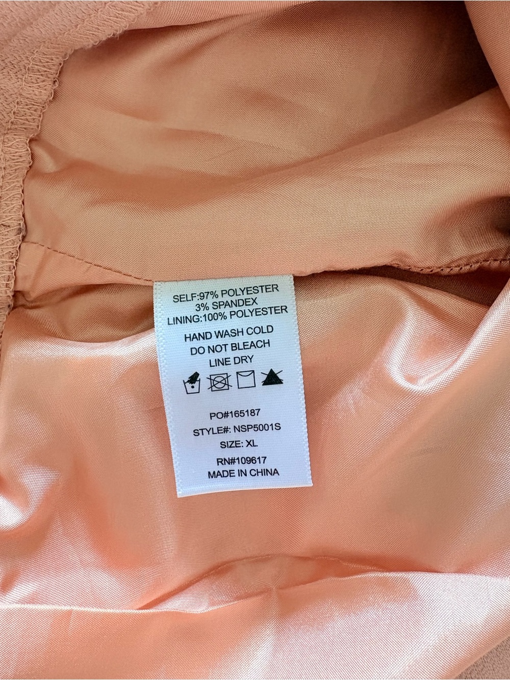 Shinestar Blush Pink Tailored High-Rise Shorts - Picture 6 of 6